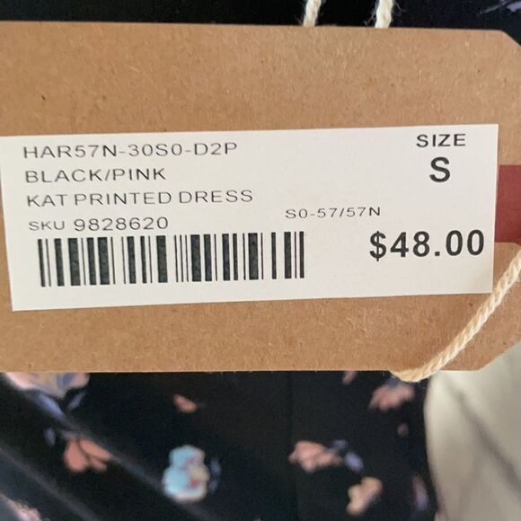 HARLOW Floral Kat Printed Dress Size Small - Picture 7 of 9